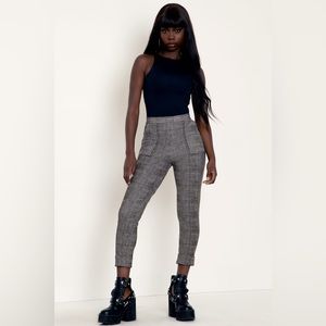 Blackmilk - XL - Tweed Mono Cuffed Pants